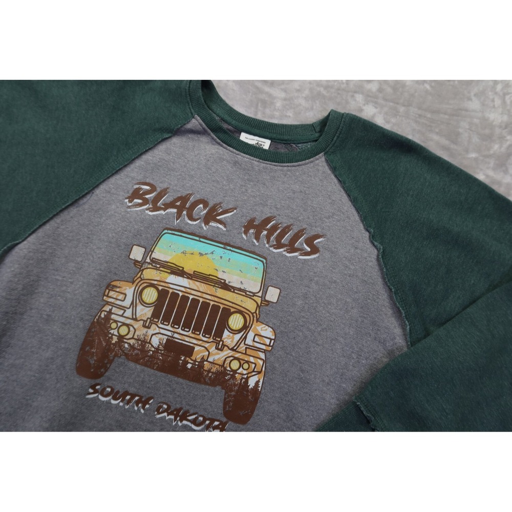 Jeep Black Hills South‎ Dakota SD Crew Neck Sweatshirt Men's Size L